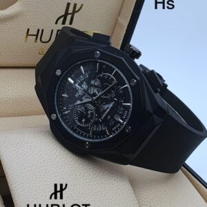 Hublot Black Phantom Chronograph Wristwatch